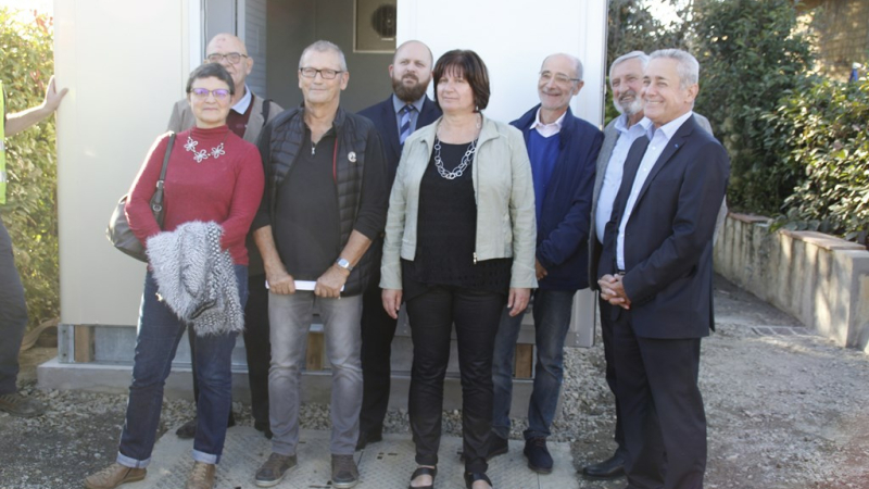 Déploiement de la fibre optique.