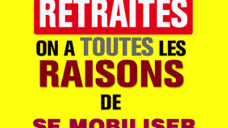 Rassemblement de protestation «Union Syndicale Départementale des retraités CGT du Gers»