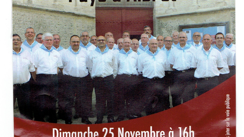 Concert : Chœur d'hommes du Pays d'Albret