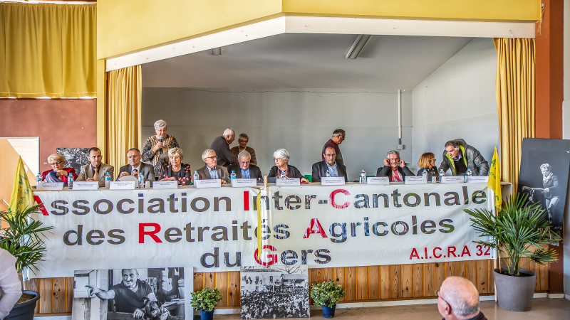 La colère des retraités agricoles lors de l’AG au Houga  