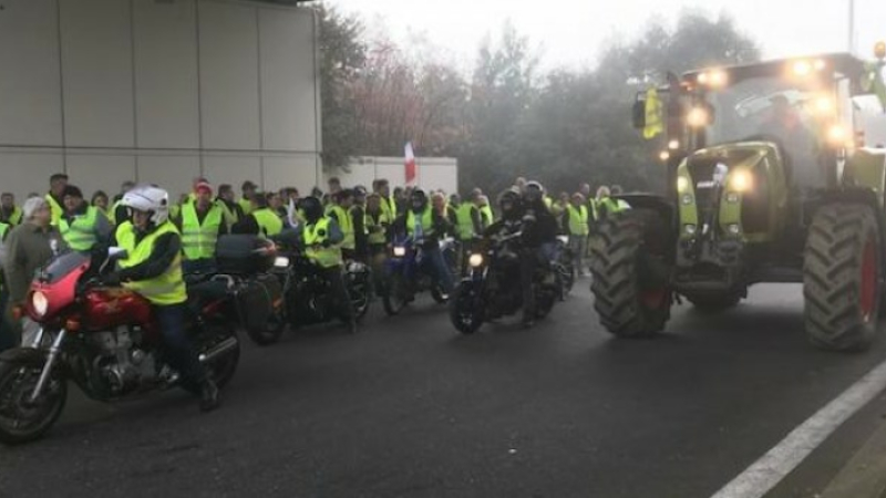 Gilets jaunes sur le département