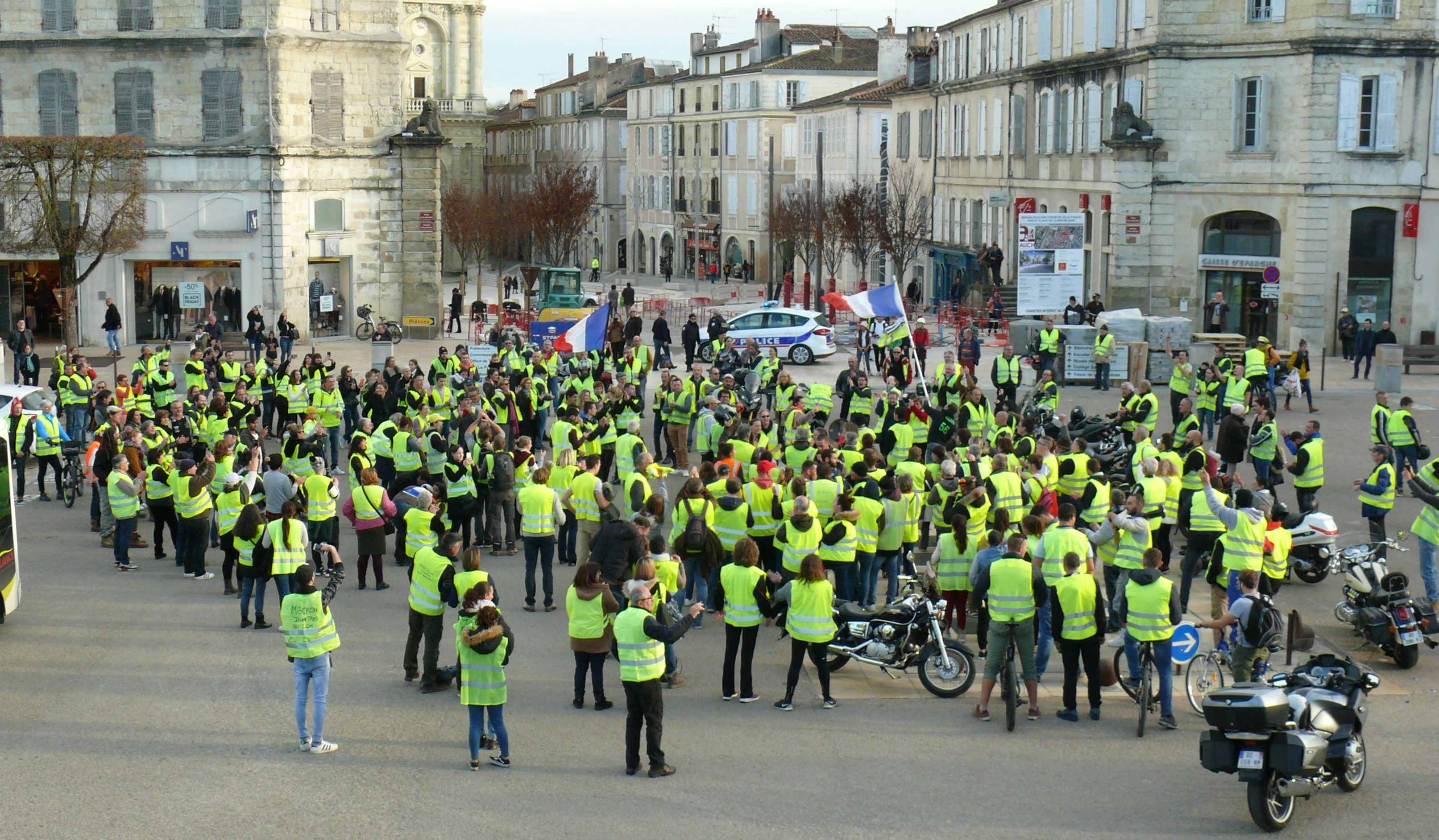 Point Sur La Manifestation Des Gilets Jaunes Sur Auch Le