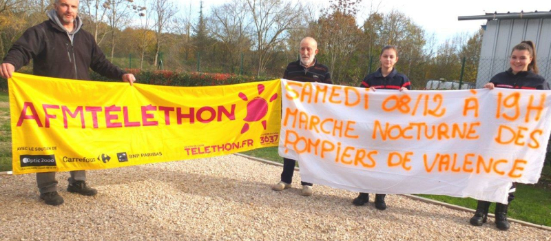 Marche aux lampions pour le Téléthon