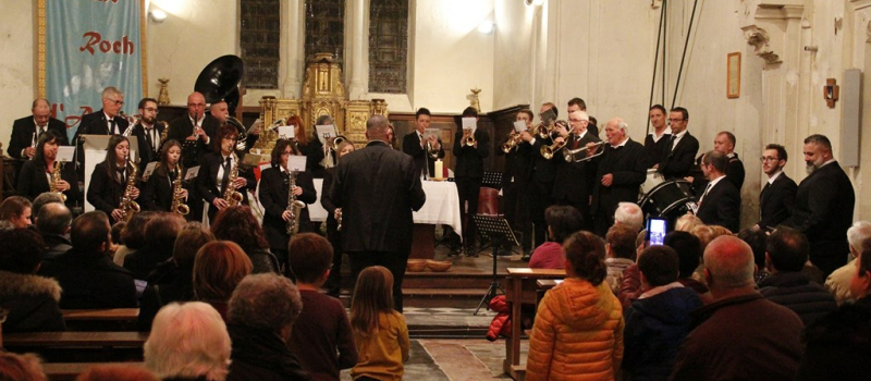 La Lyre miélanaise fête Sainte Cécile.