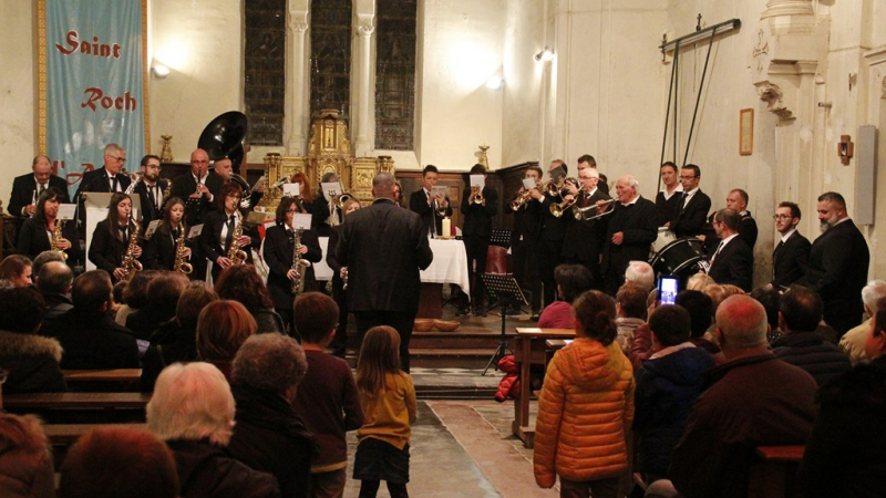 La Lyre miélanaise fête Sainte Cécile.