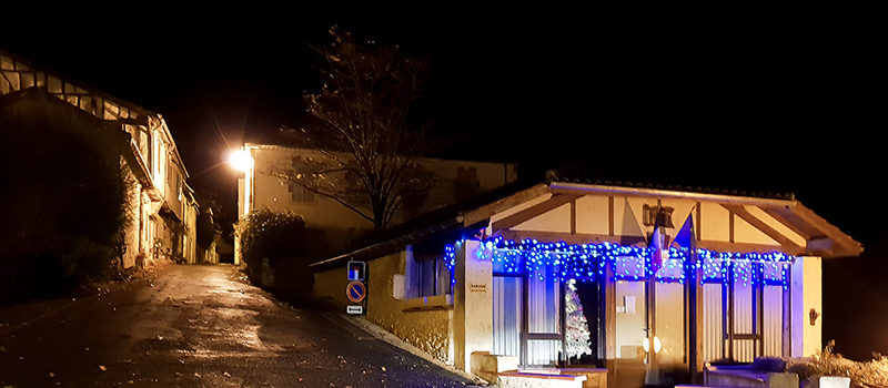 La mairie illuminée