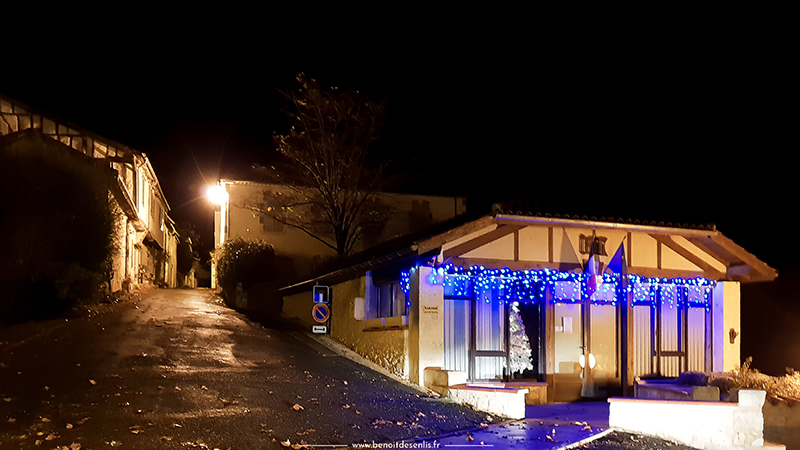 La mairie illuminée
