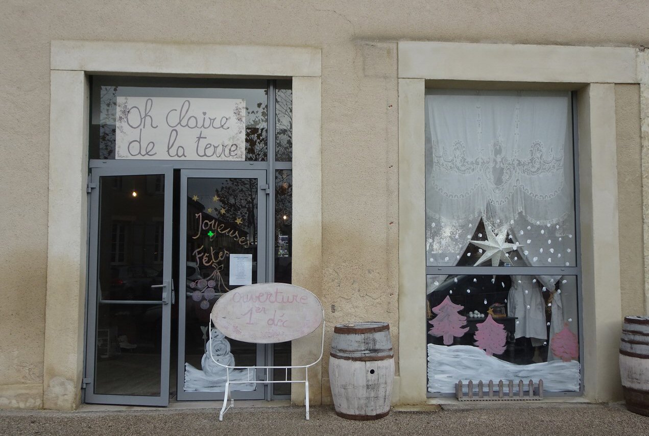 Une vitrine simple qui attire les regards 