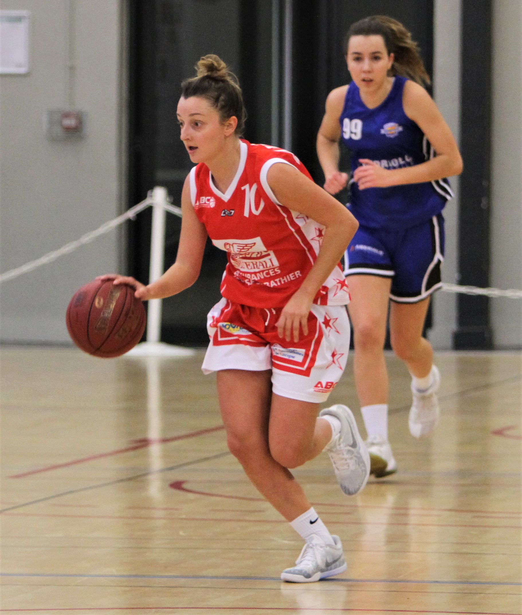 Lucie Baumgarth, une des joueuses clé de l'ABC.