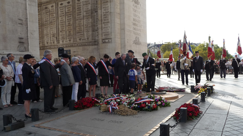 L'amicale des descendants et amis des soldats des 88°-288°RI et 135°RIT apporte son soutien au comité de "La Flamme sous l'Arc de Triomphe"