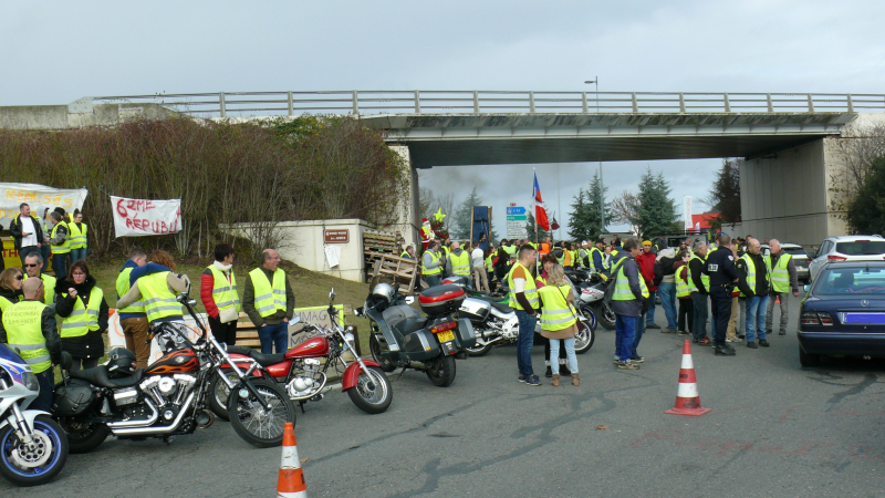 Les Gilets jaunes auscitains ont assuré avec maîtrise leur manifestation 
