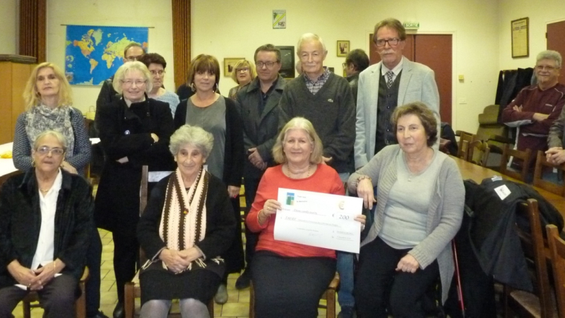 Le Foyer rural conclut l’année par une remise de chèque