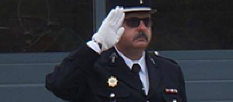 Prise de commandement à la gendarmerie