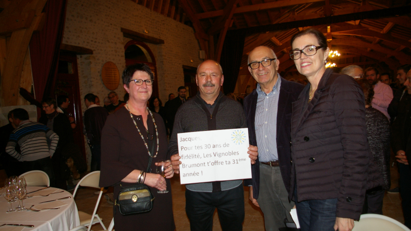 Départ en retraite aux "Vignobles Brumont"