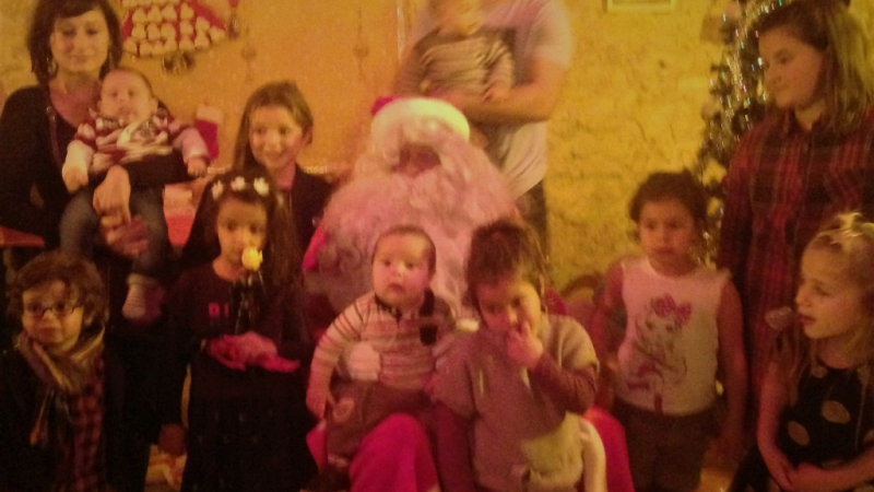 Le père Noël  au rugby