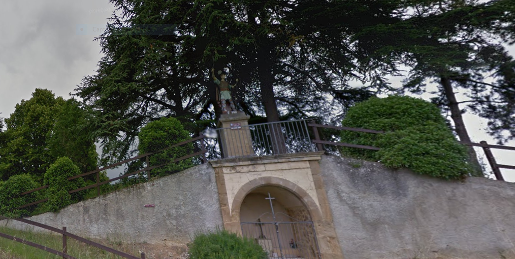 Statue de Saint Fris sur la route de Marciac