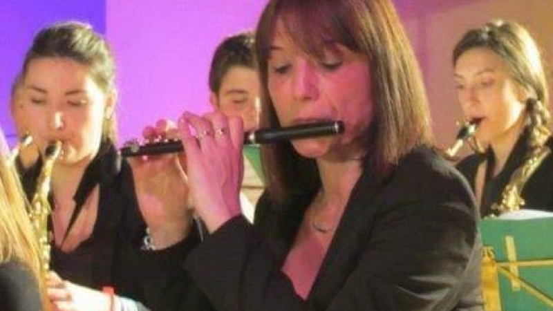 Nelly Despax, dernière direction de l'harmonie vicoise