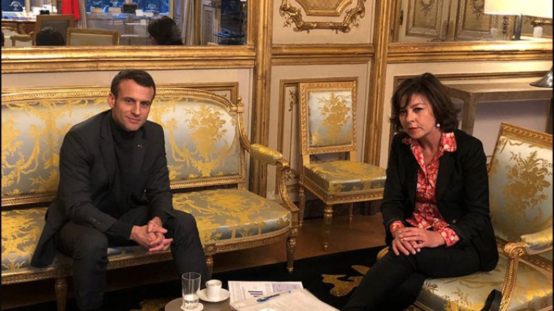 Carole Delga a rencontré le Président de la République