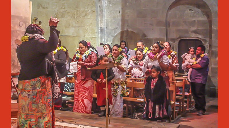 Les Wallisiens ont animé une somptueuse messe de Noël à Nogaro  