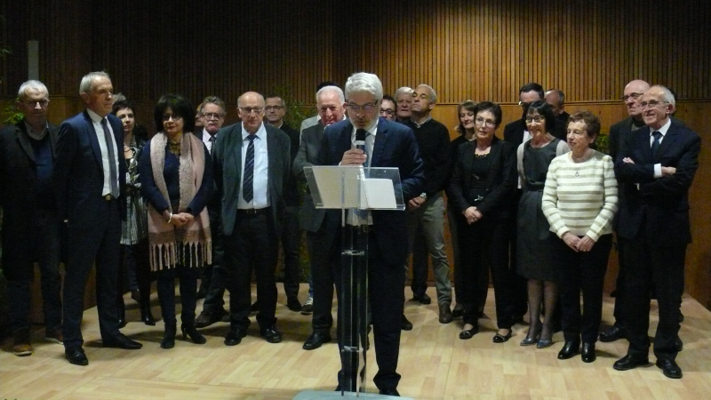Vœux de la municipalité : Jean-Michel Blay, nouvel édile, a conquis son public 