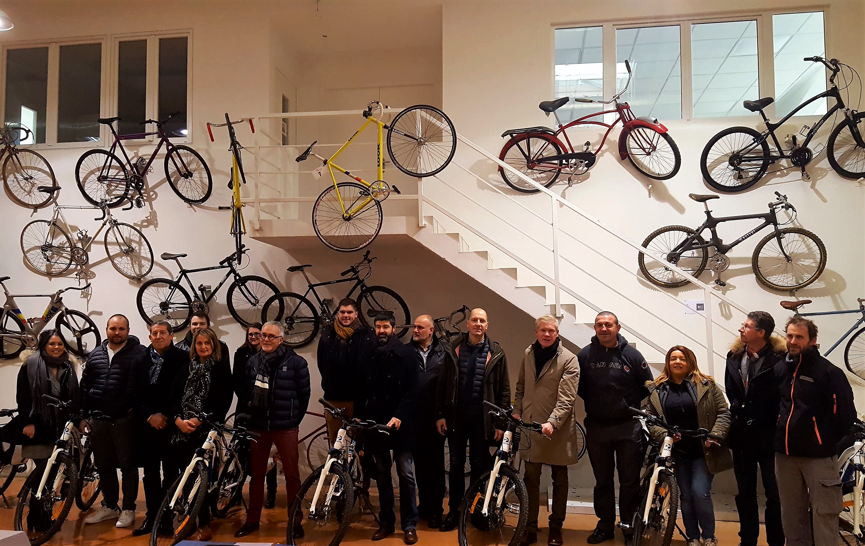 Les entreprises de la Gascogne Toulousaine sont venues récupérer leur vélo chez Vélo Station.