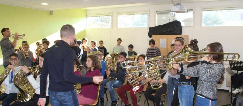 Concert de la classe-orchestre du collège