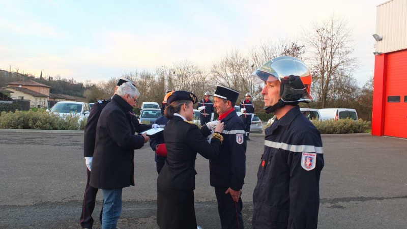 Médailles et promotions lors de la Sainte-Barbe