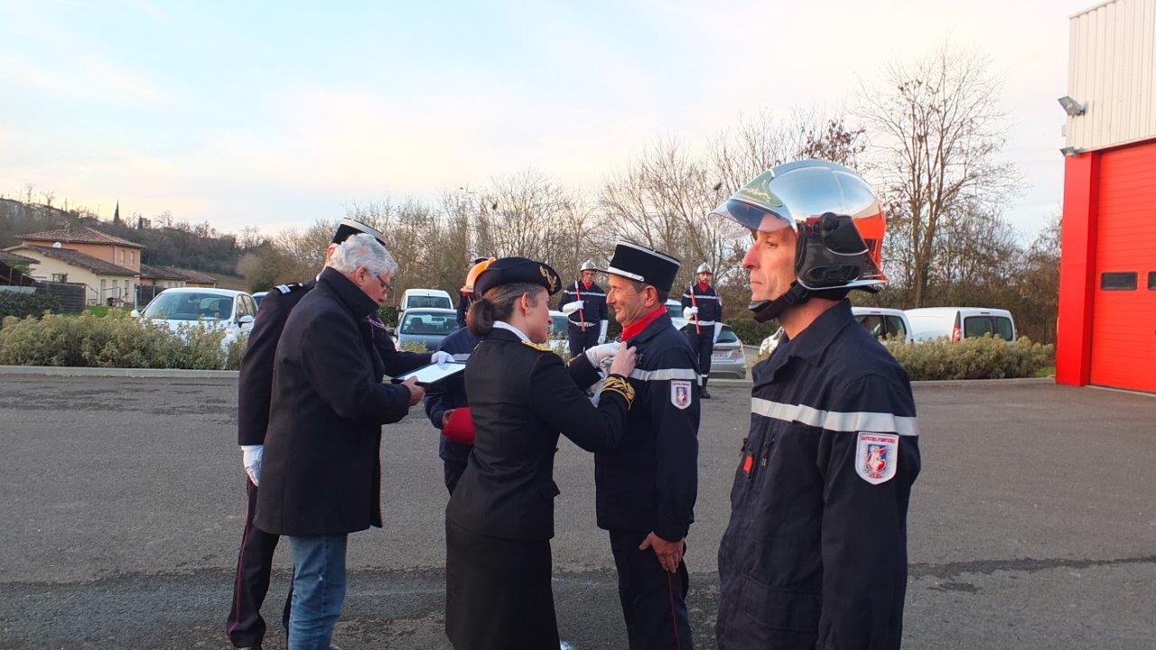 Remise des médailles