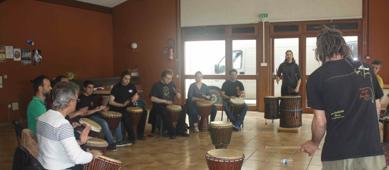 La Halle: stage de percussions