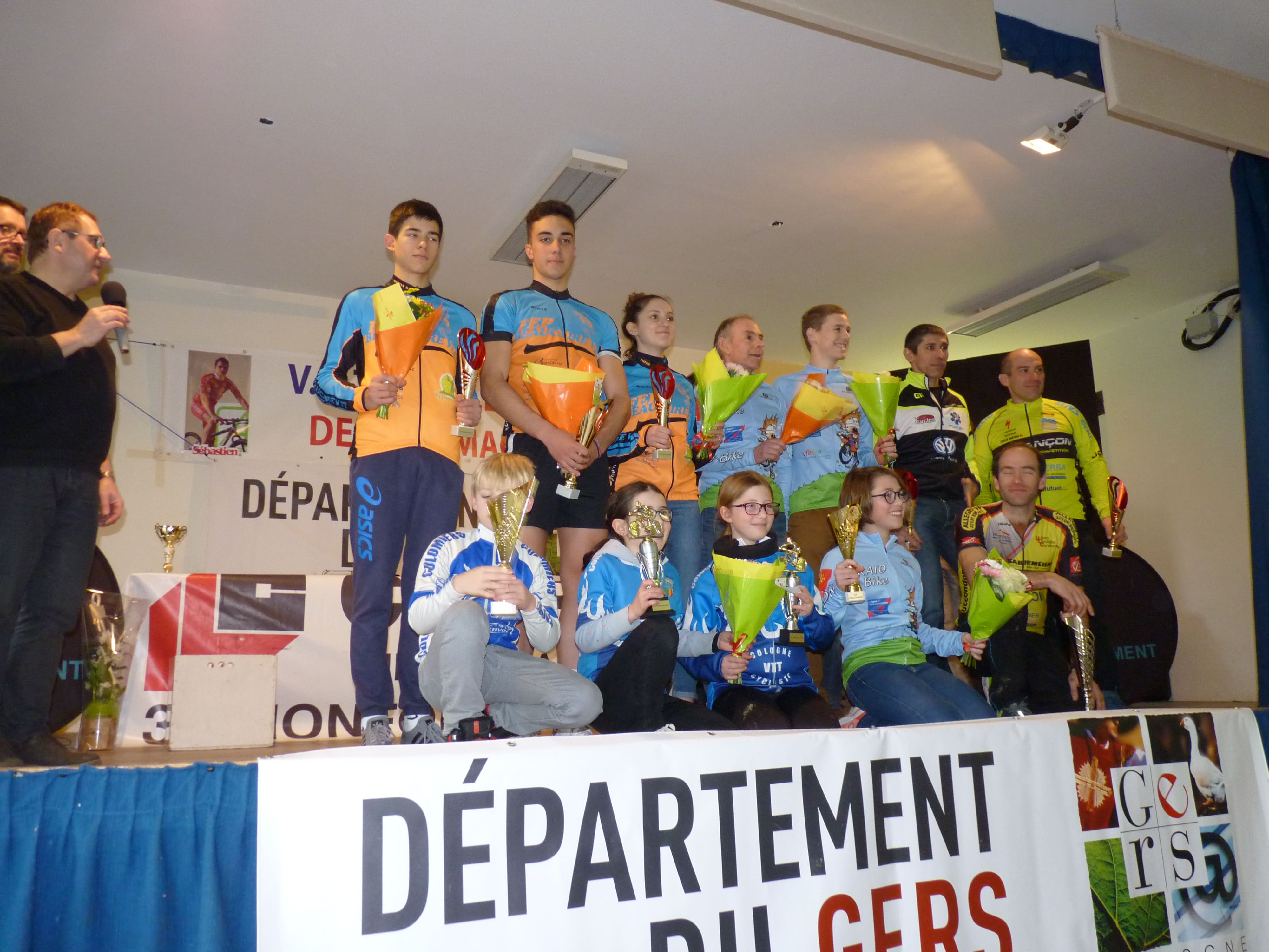 Podium des vainqueurs avec trois Beaucairiens