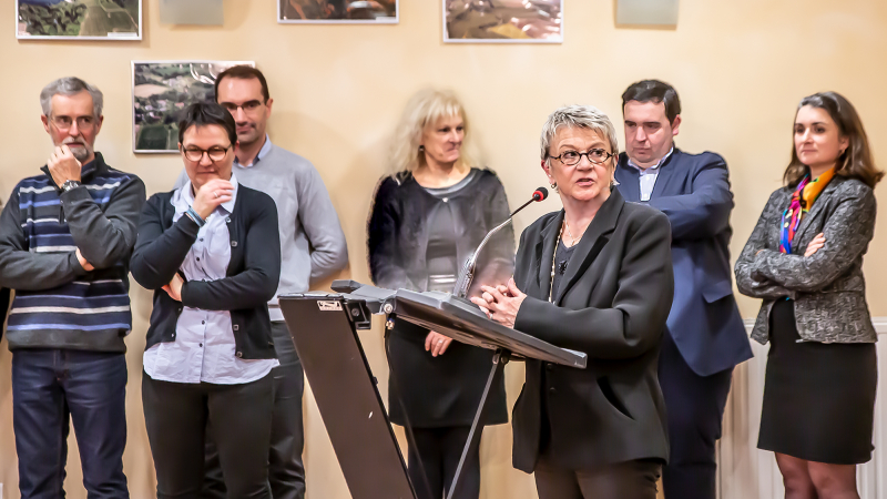 "Des transitions, pas des punitions" aux vœux CCBA à Nogaro