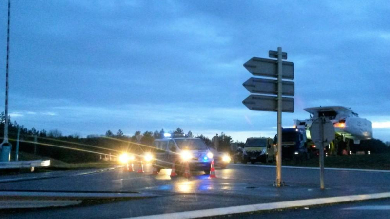 Faits Divers Série d'accidents sur la RN124