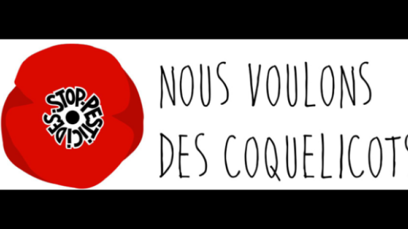 Nous voulons des coquelicots dans le Gers 