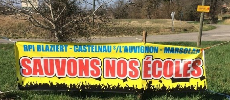 « Sauvons le RPI Marsolan- Blaziert – Castelnau sur l’Auvignon »