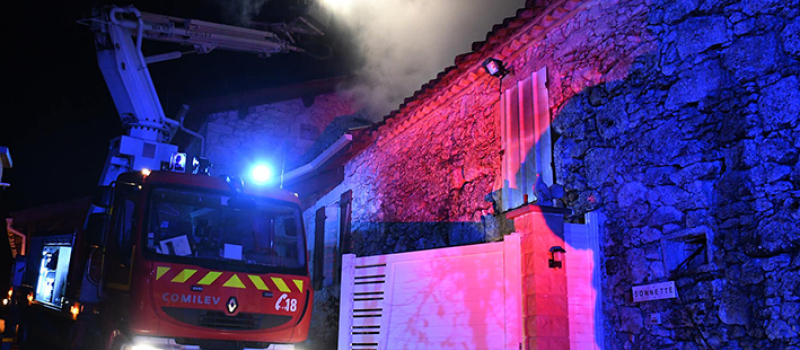 Dramatique incendie à l'Isle Bouzon 