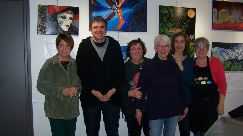 L'Atelier de peinture de l'Isle-Jourdain expose à l'Office de Tourisme de la Gascogne Toulousaine