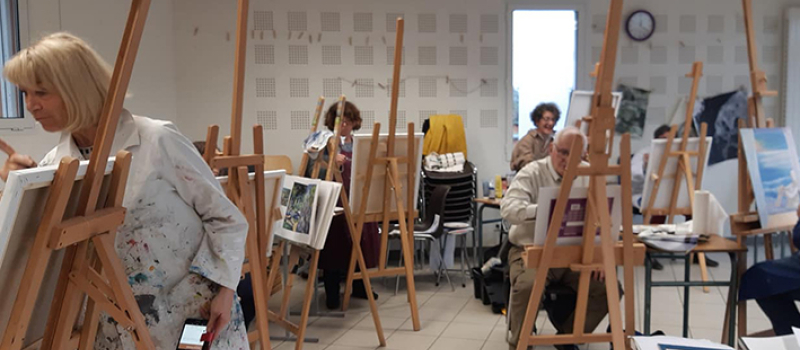 La peinture s'explique à Campagn'art
