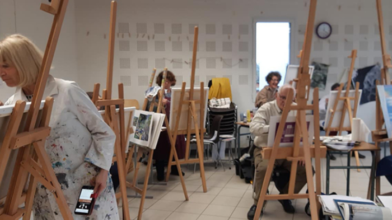 La peinture s'explique à Campagn'art