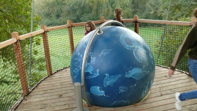 La sphère de la biodiversité à Fleurance.