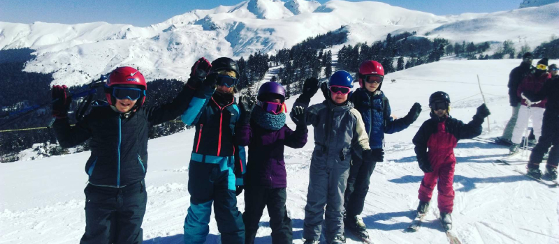En piste dans les Pyrénées