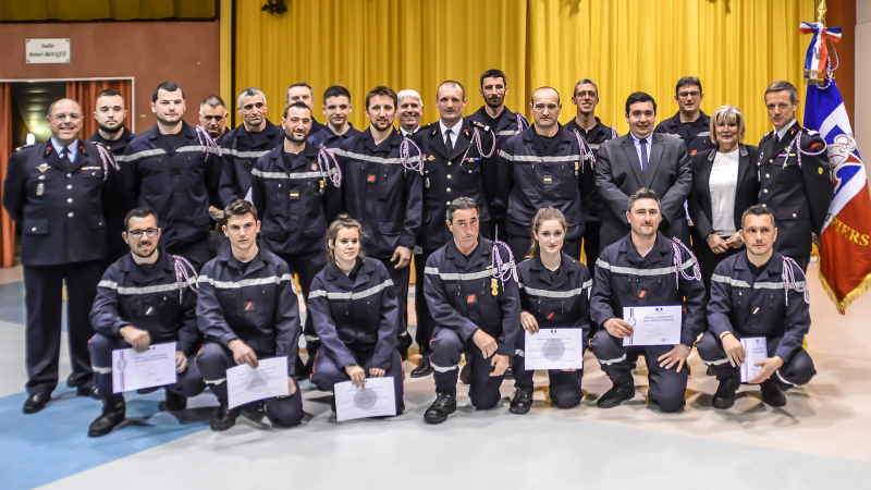 Des pompiers fiers de leurs valeurs à la Sainte-Barbe