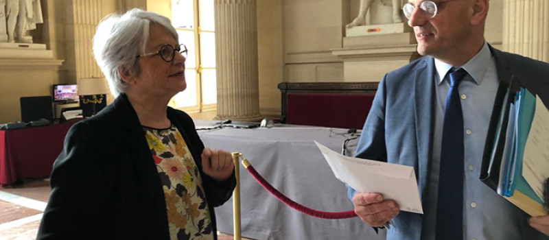 Gisèle Biémouret, ambassadrice des enfants de Marambat