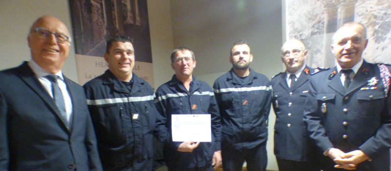 Les pompiers de Marciac ont fêté samedi Sainte Barbe
