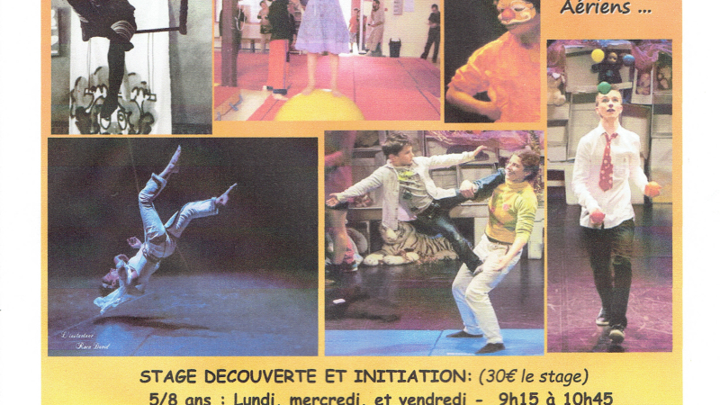 Stage de cirque et spectacle de fin de stage