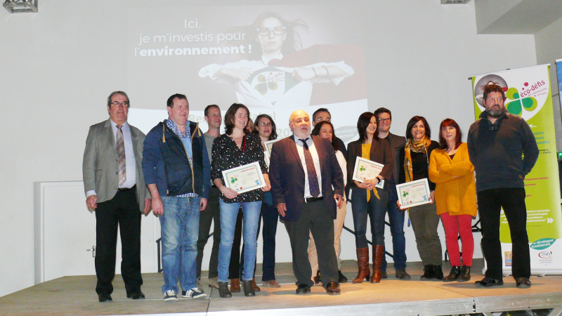 Le label Eco-défis attribué à 14 artisans-commerçants du PETR Pays portes de Gascogne
