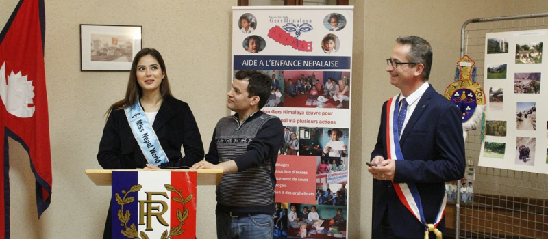 Gers Himalaya reçoit « Miss Népal Word 2018 »