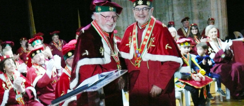 L’adoubement officiel du Grand Maistre de la commanderie de Gascogne des Anysetiers, Robert Payen