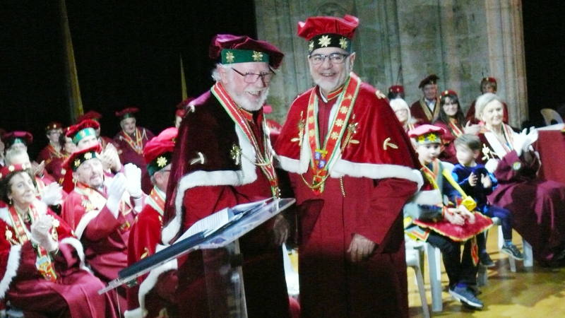 L’adoubement officiel du Grand Maistre de la commanderie de Gascogne des Anysetiers, Robert Payen