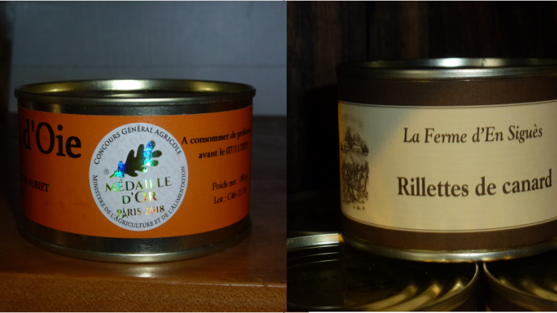Les rillettes aussi pour des repas de fêtes.