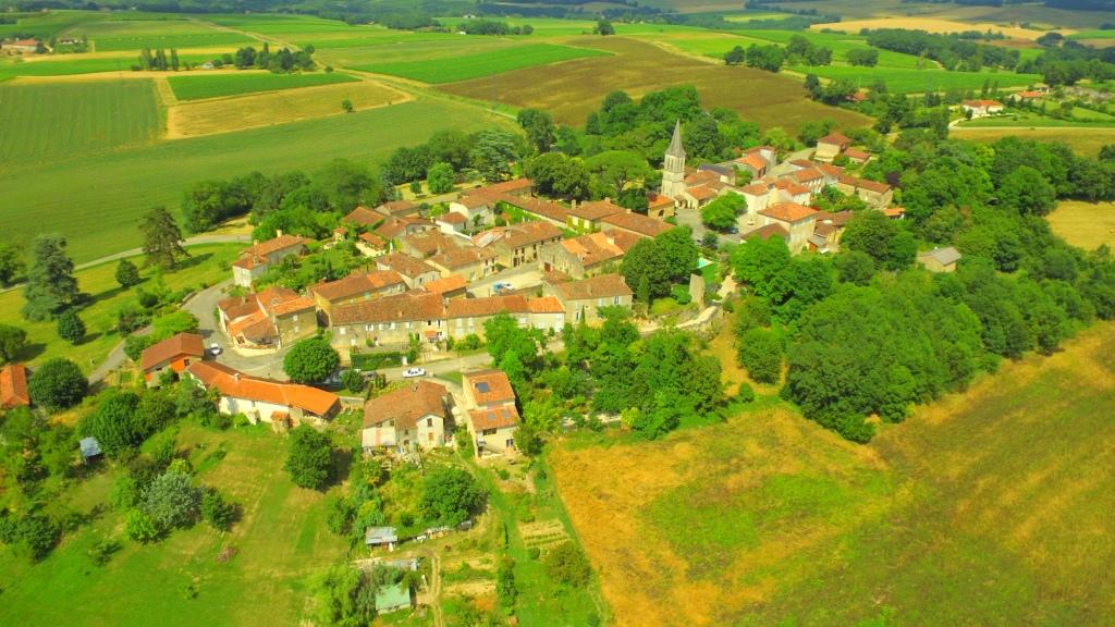 Roques, une vue du ciel